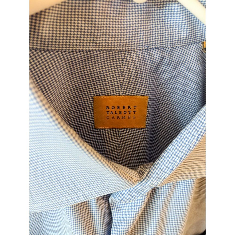 Robert Talbott Carmel Blue Button Down Shirt - image 2